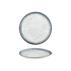 Smooth Ambience Blue dia.9.75" Round Blue Vitrified Plate