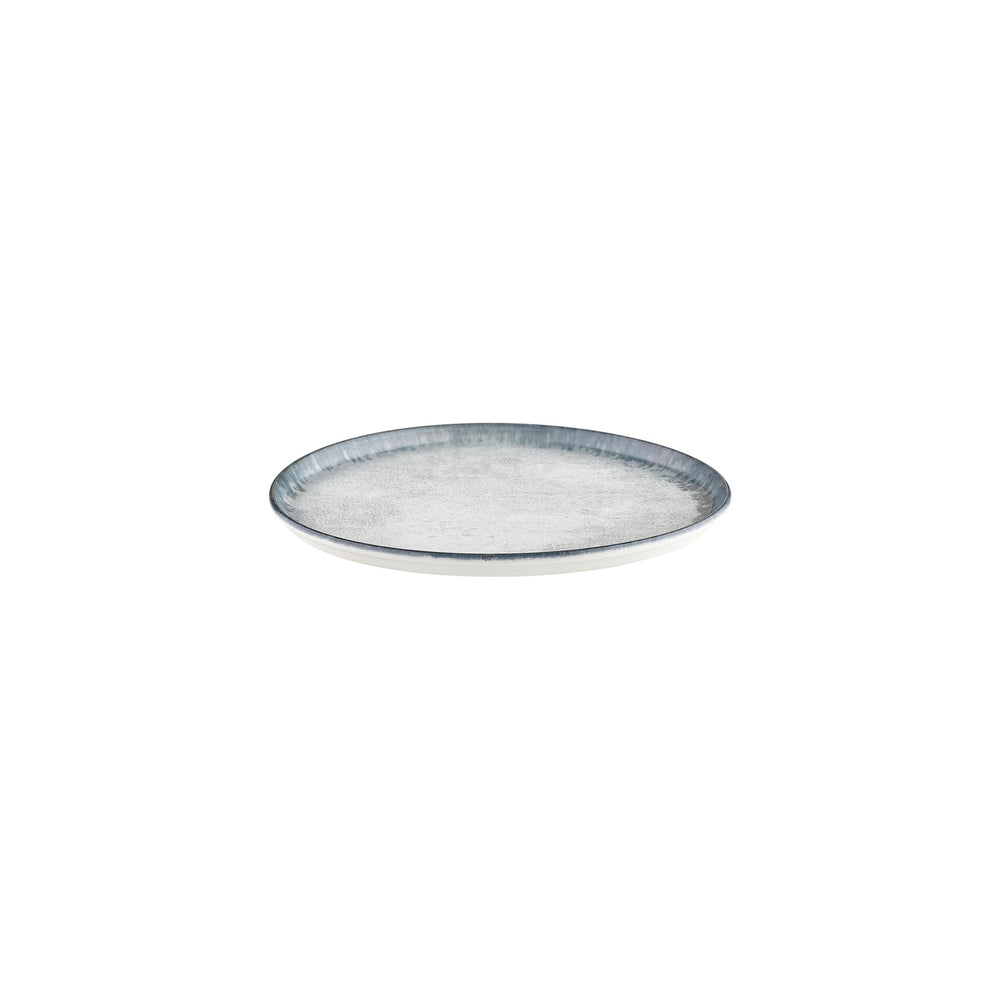 Smooth Ambience Blue dia.9.75" Round Blue Vitrified Plate