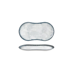 Smooth Ambience Blue 10.25" x 6" Rectangular Blue Vitrified Plate