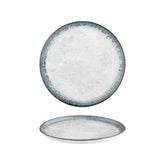 Smooth Ambience Blue dia.11" Round Blue Vitrified Plate