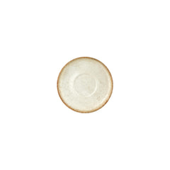 Smooth Ambience Yellow dia.6" Round Beige Vitrified Saucer
