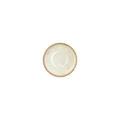 Smooth Ambience Yellow dia.5" Round Beige Vitrified Saucer