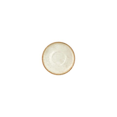 Smooth Ambience Yellow dia.5" Round Beige Vitrified Saucer