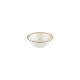 Smooth Ambience Yellow dia.5.5" h:0" 12 oz. Round Beige Vitrified Bowl