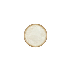 Smooth Ambience Yellow dia.6.25" Round Beige Vitrified Plate