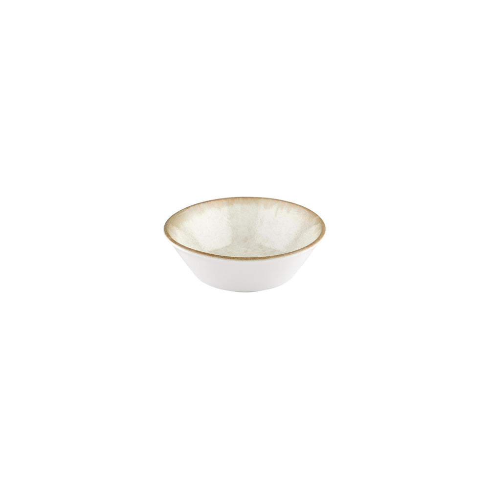 Smooth Ambience Yellow dia.6.25" h:0" 18 oz. Round Beige Vitrified Bowl