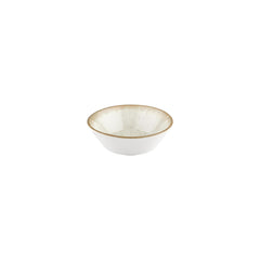 Smooth Ambience Yellow dia.6.25" h:0" 18 oz. Round Beige Vitrified Bowl