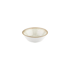 Smooth Ambience Yellow dia.7.75" h:0" 36 oz. Round Beige Vitrified Bowl