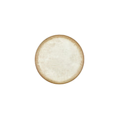 Smooth Ambience Yellow dia.8.75" Round Beige Vitrified Plate