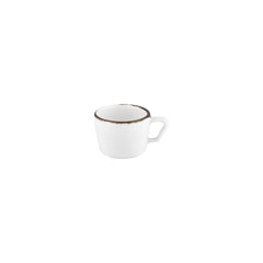 Smooth Reaction dia.3.5" h:0" 7 oz. Round Brown Vitrified Cup