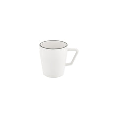 Smooth Ambience Blue dia.4" h:0" 11 oz. Round Gray Vitrified Mug