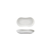 Illusion 7.5" x 4.25" x h:0" Oval Blue Vitrified Platter