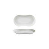 Illusion 9.5" x 5.5" x h:0" Oval Blue Vitrified Platter