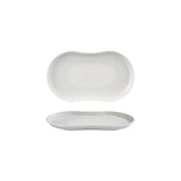 Illusion 10.25" x 6" Rectangular Blue Vitrified Plate