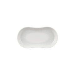Illusion 11.5" x 6.75" x h:0" Oval Blue Vitrified Platter