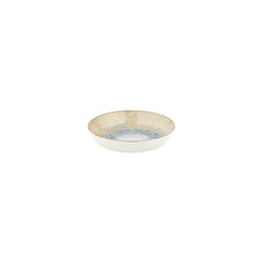 Smooth Reaction dia.5" h:0" 7 oz. Round Yellow Vitrified Deep Plate