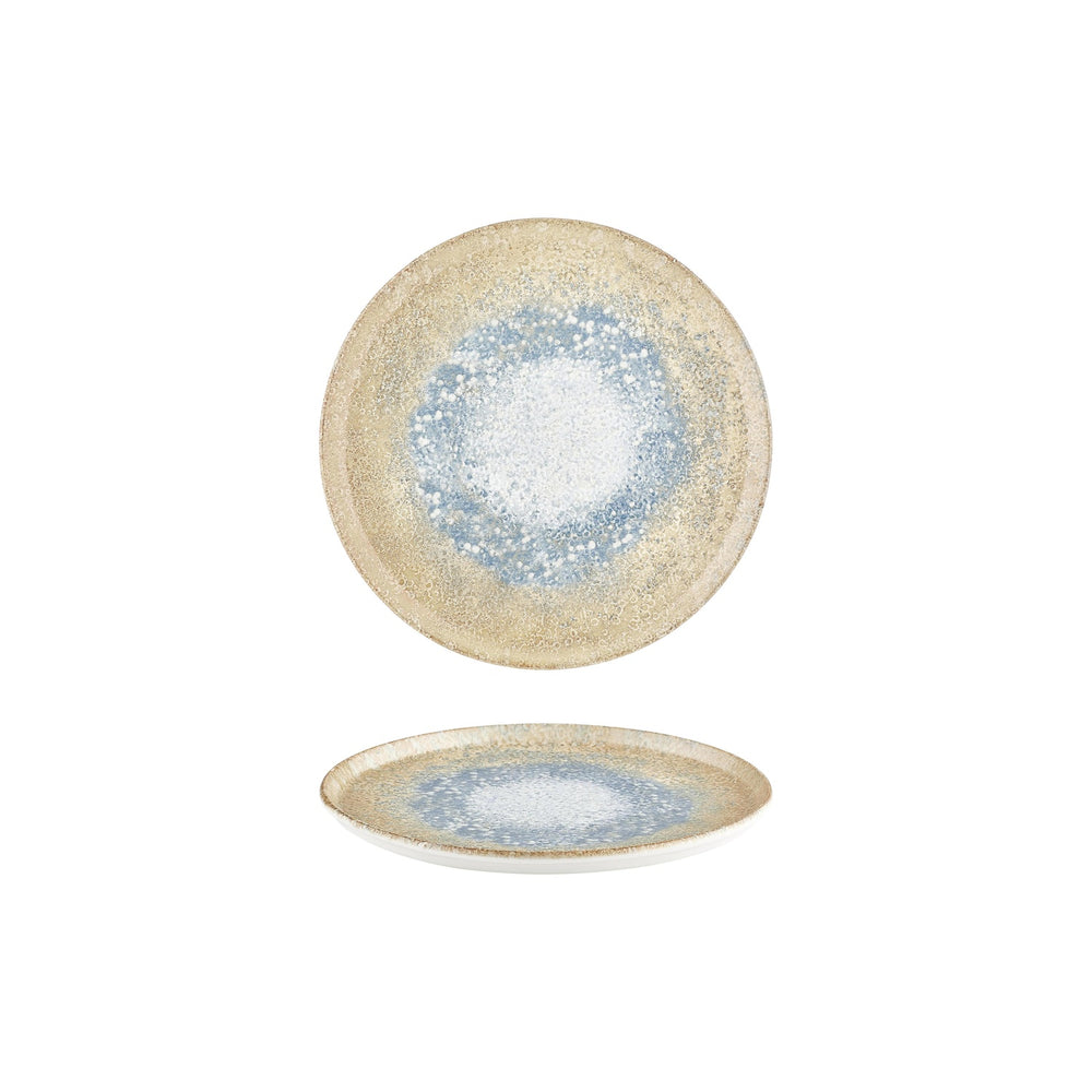 Smooth Reaction dia.8.75" Round Yellow Vitrified Plate
