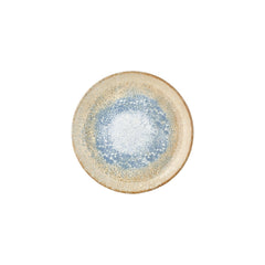 Smooth Reaction dia.9.75" h:0" 42 oz. Round Yellow Vitrified Deep Plate