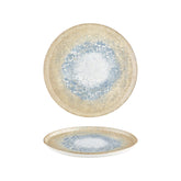 Smooth Reaction dia.11" Round Yellow Vitrified Plate