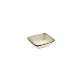 Spazio 4" x 3.5" x h:0.5" 2 oz. Square Decorated Vitrified Bowl