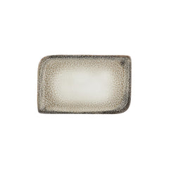 Spazio 11.75" x 7" x h:0" Rectangular Decorated Vitrified Platter