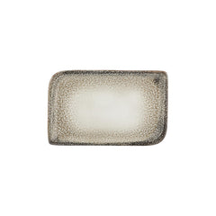 Spazio 11.75" x 7" x h:0" Rectangular Decorated Vitrified Platter