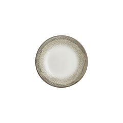 Spazio dia.9" h:1.75" 34 oz. Round Decorated Vitrified Deep Plate