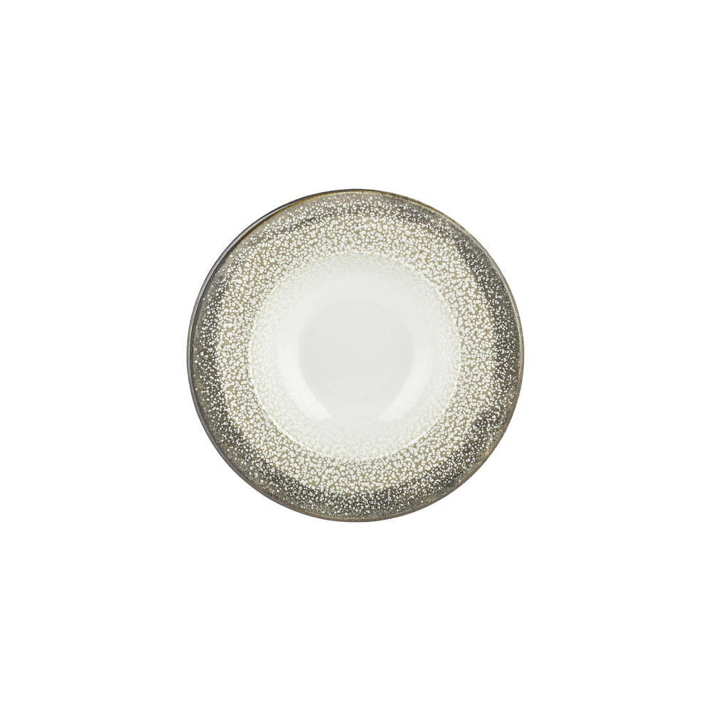Spazio dia.9.75" h:2" 14 oz. Round Decorated Vitrified Deep Plate