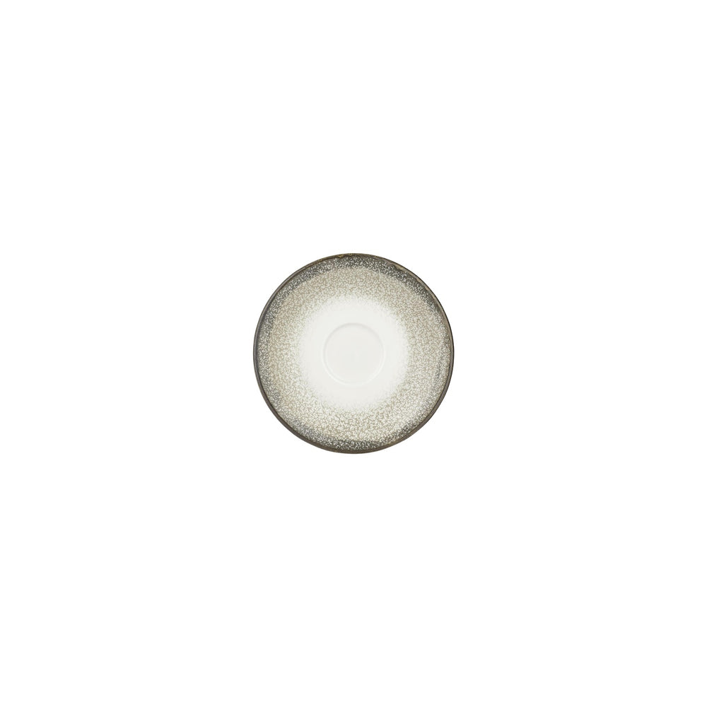 Spazio dia.4.75" Round Decorated Vitrified Saucer