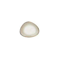 Spazio 5.5" x 4.25" x h:0" Organic Decorated Vitrified Saucer