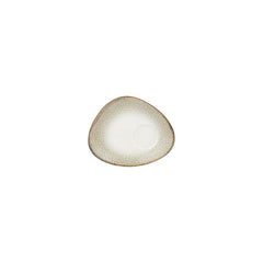 Spazio 5.5" x 4.25" x h:0" Organic Decorated Vitrified Saucer