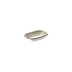 Spazio 7" x 5" x h:0" Rectangular Decorated Vitrified Deep Plate