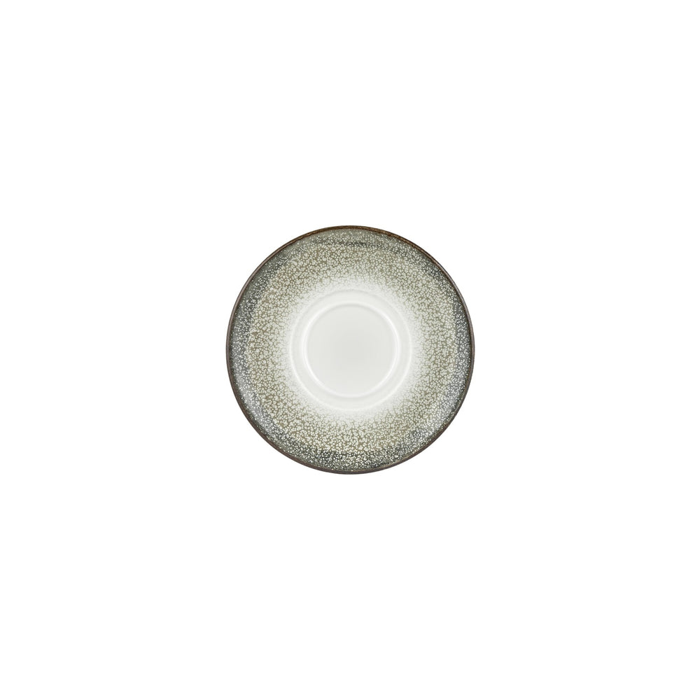 Spazio dia.7.5" Round Decorated Vitrified Saucer
