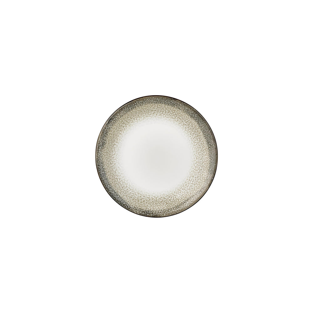 Spazio dia.8.25" h:0" 17 oz. Round Decorated Vitrified Deep Plate