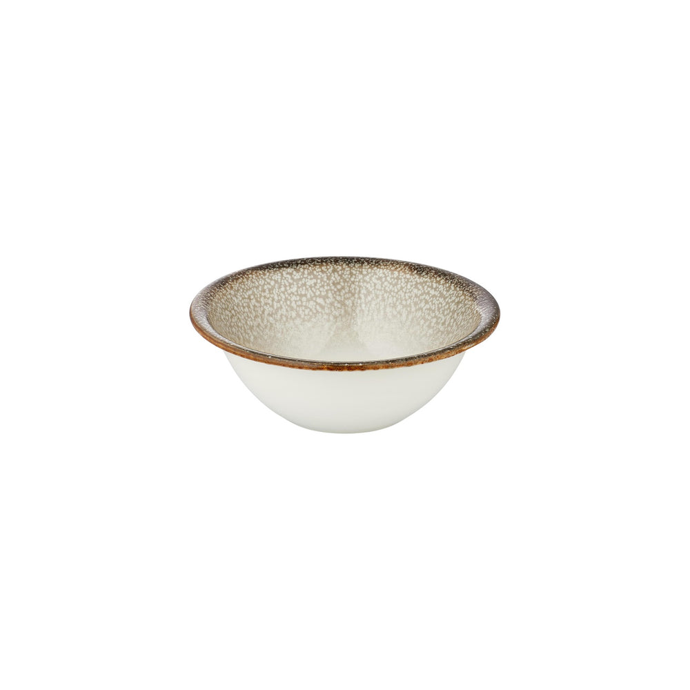 Spazio dia.9.5" h:0" 54 oz. Round Decorated Vitrified Bowl