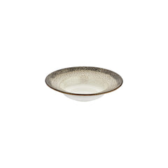 Spazio dia.9.75" h:2.25" 14 oz. Round Decorated Vitrified Deep Plate