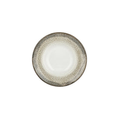 Spazio dia.9.75" h:2.25" 14 oz. Round Decorated Vitrified Deep Plate