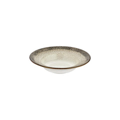 Spazio dia.10.75" h:2.5" 17 oz. Round Decorated Vitrified Deep Plate