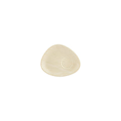 Island Velho 5.5" x 4.25" x h:0" Organic Beige Vitrified Saucer