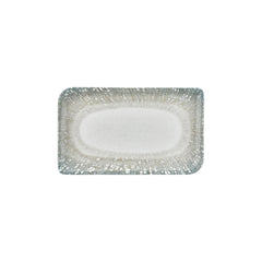 Vista 11.75" x 7" x h:0" Rectangular Blue Vitrified Platter