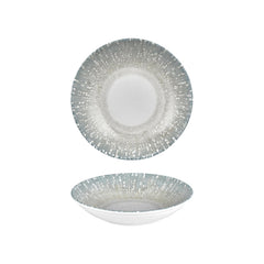 Vista dia.9.75" h:2" 44 oz. Round Blue Vitrified Deep Plate