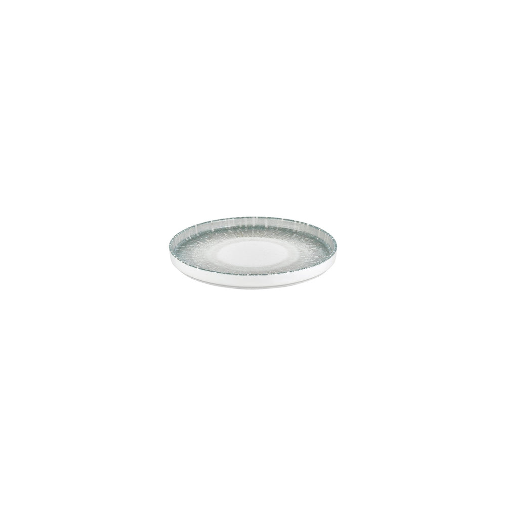 Vista dia.6.25" Round Green Vitrified Plate