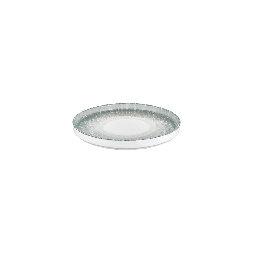 Vista dia.9" Round Green Vitrified Plate