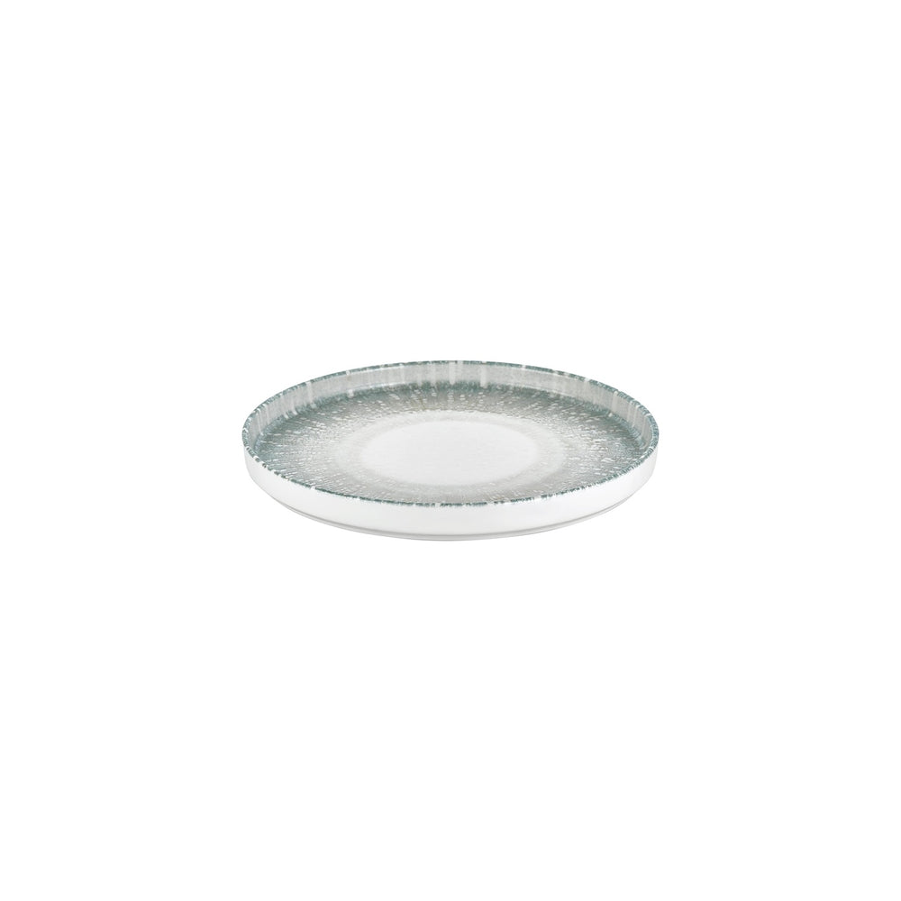 Vista dia.9.75" Round Green Vitrified Plate