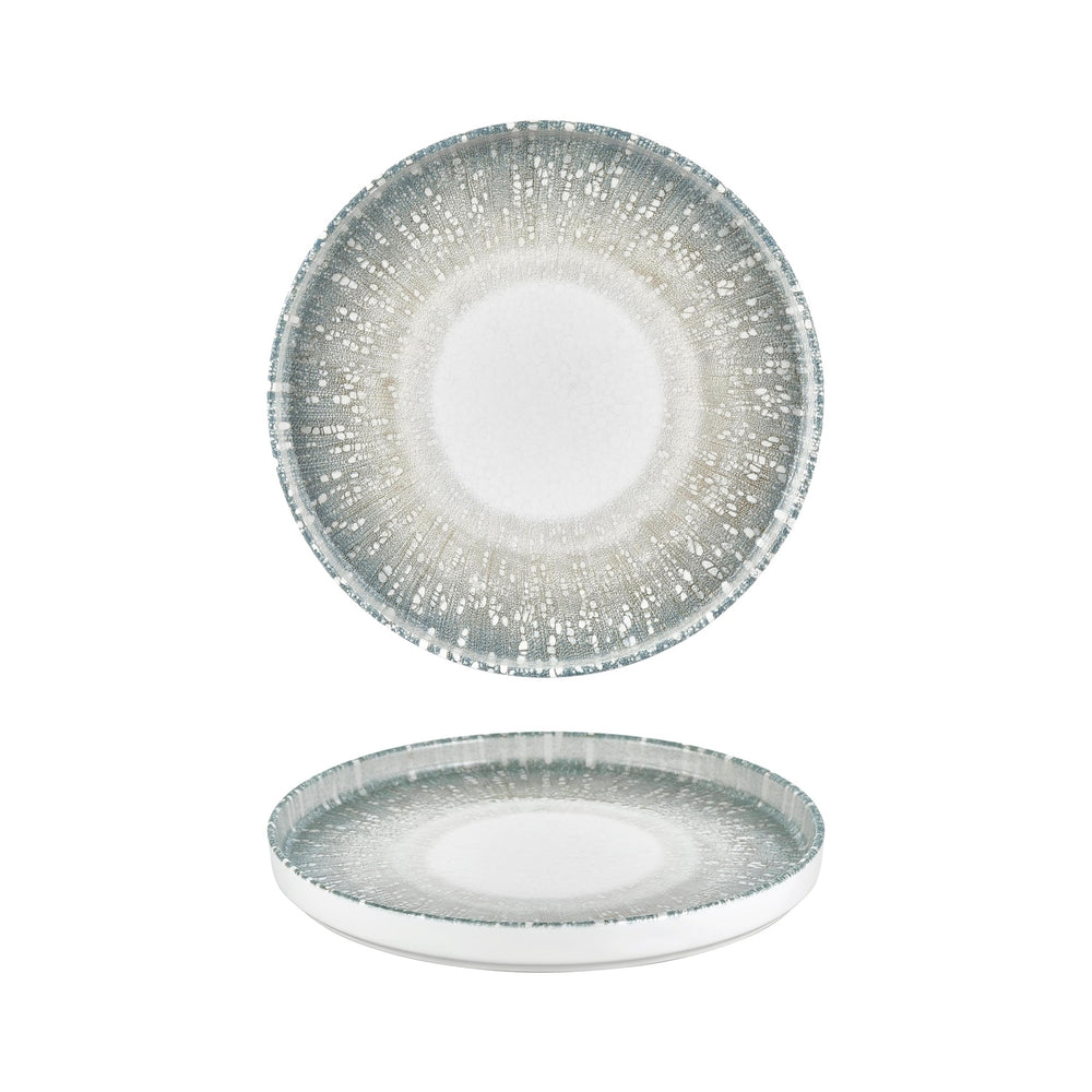 Vista dia.10.75" Round Green Vitrified Plate