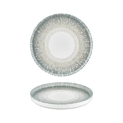 Vista dia.10.75" Round Green Vitrified Plate