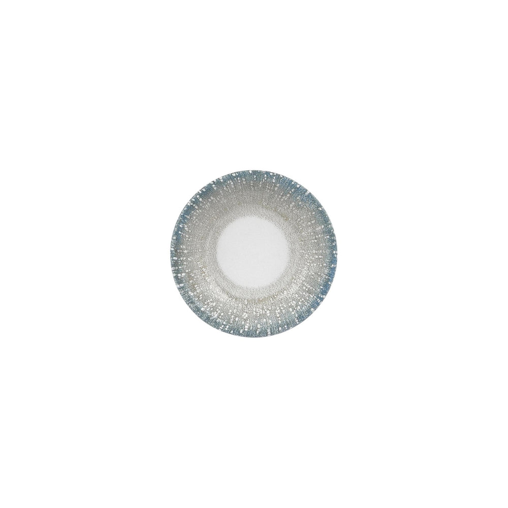 Vista dia.5" h:1" 5 oz. Round Green Vitrified Deep Plate
