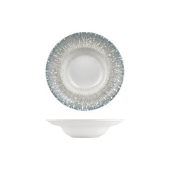 Vista dia.9.75" h:2.25" 14 oz. Round Green Vitrified Deep Plate
