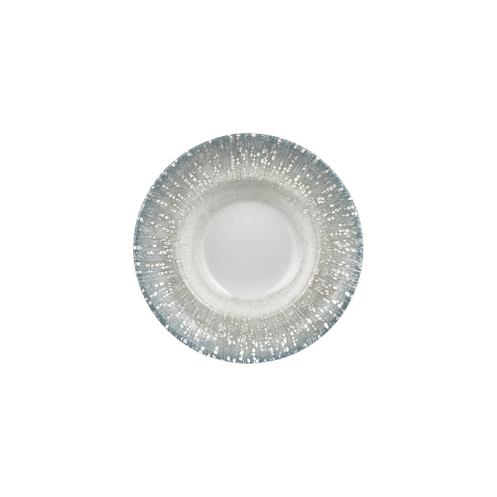 Vista dia.9.75" h:2.25" 14 oz. Round Green Vitrified Deep Plate