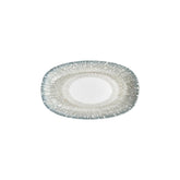 Vista 11.5" x 7" x h:0" Oval Green Vitrified Platter